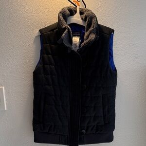 Patagonia Black and Blue Quilted Vest